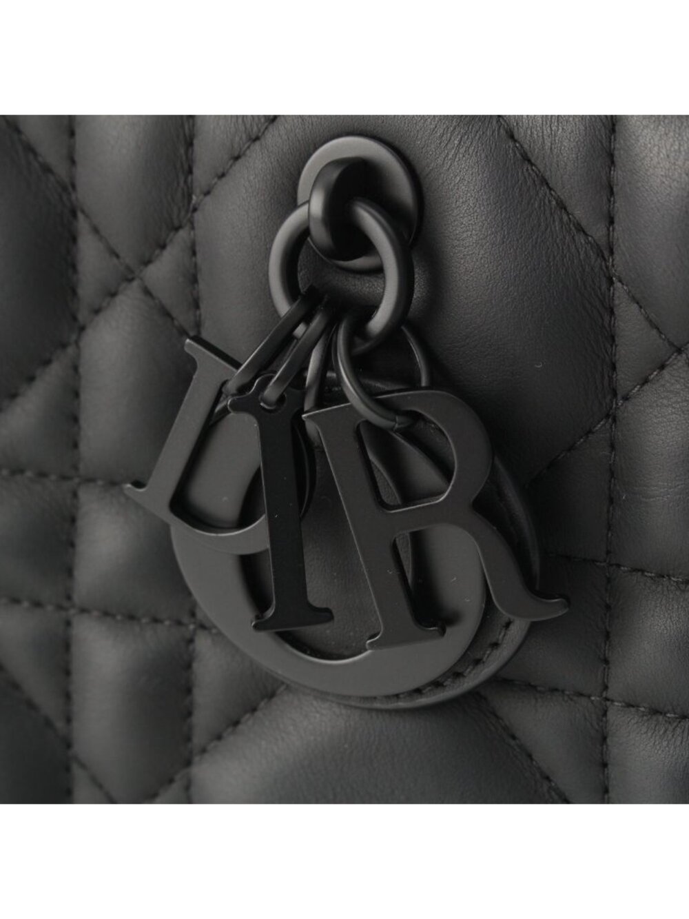 Dior Leather Micro Cannage Book Tote So Black Small - Picture 8 of 10